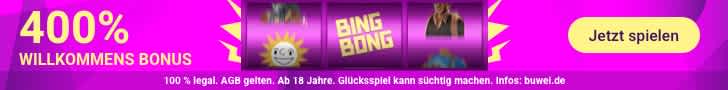 Willkommensbonus BingBong online-slots